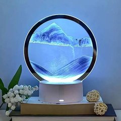 Лампа настільна Пісочні гори 3D RGB нічник з USB
