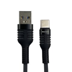 Кабель Mibrand MI-13 Feng World Charging Line USB для Type-C 2A 1m Black/Grey