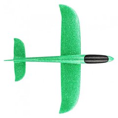 Метальний літак трюкач планер на далеку відстань Зелений
