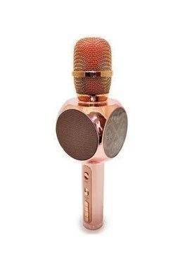 Бездротовий Bluetooth мікрофон для караоке YS-63 Рожевий