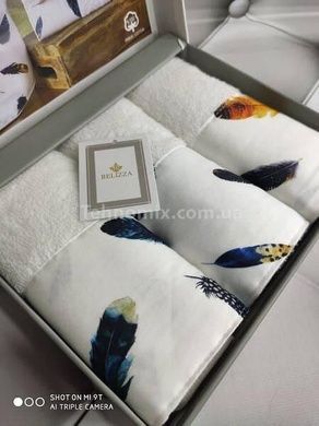 Полотенца кухонные Belizza Feather 30х50см Махра набор 3 шт