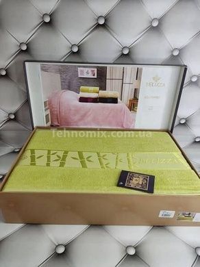 Простынь Belizza Gold yesil 200х220см Бамбук