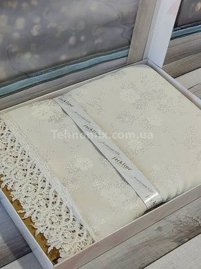Скатерть с кружевом Jackline KDK241 160х220см Жаккард Полиэстер