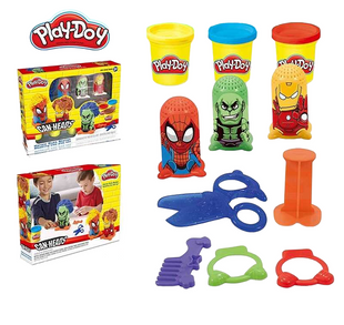 Набір тесту для ліплення Супергерої 3 баночки Play-Doh