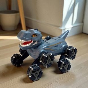 Машинка на радіокеруванні Динозавр трюковий RC Сірий