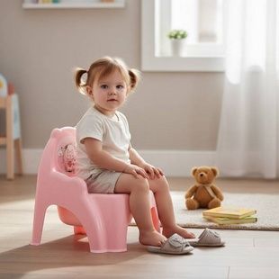 Горщик дитячий зі змінним контейнером 34.5х33.5х30см Technok Toys 1294 Рожевий