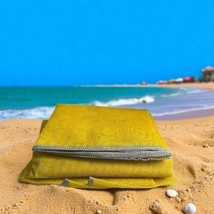 Анти-песок пляжная чудо-подстилка Originalsize Sand Free Mat 200*200 Желтый