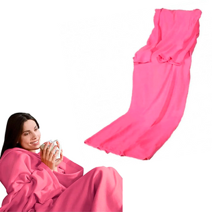 Плед із рукавами Snuggie Рожевий