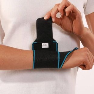 Бандаж на зап&rsquo;ястя Bracers XL-920 Чорний з блакитним