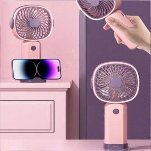 Вентилятор настольный мини ручной аккумуляторный с USB Handheld fan AND LY-838 KLW-F8