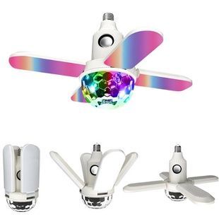 Світильник Disco Fan Light з музичною колонкою та диско кулею