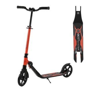 Самокат двухколесный, колеса 20см, регулировка высоты руля 67450 Best Scooter Оранжевый