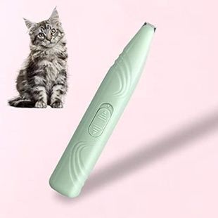 Міні-грумер для тварин дорожній на батарейках Pet Shaver Зелений