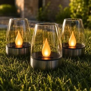 Набір садових світильників Свічки 3шт garden light