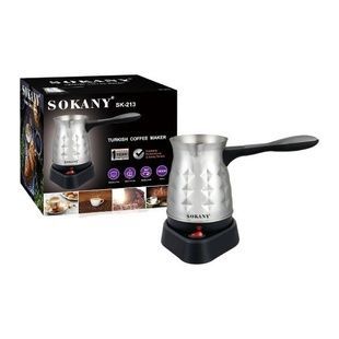 Турка электрическая кофеварка 500мл 1000Вт Sokany SK-213