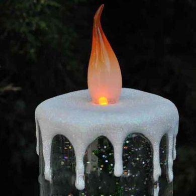 Новогодний декоративный фонарь "Новогодняя Свеча" с LED подсветкой, 27 см