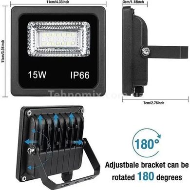 Прожектор SMART LED (bluetooth із додатком) 15 Вт