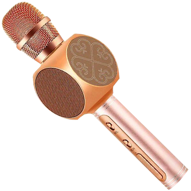 Бездротовий Bluetooth мікрофон для караоке YS-63 Рожевий