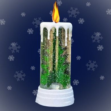 Новорічний декоративний ліхтар "Новорічна Свічка" з LED підсвічуванням, 27 см