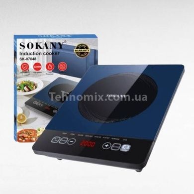 Плита індукційна 2200Вт Sokany SK-07048 Чорна