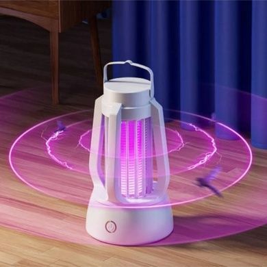 Ловушка-уничтожитель насекомых Mosquito Killer Lamp for Camping Белый