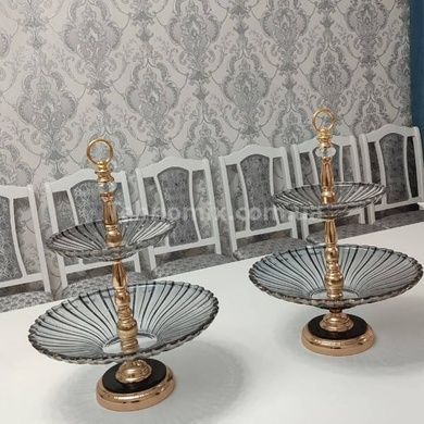 Поднос для фруктов и сладостей (2 яруса) Fruit tray 1606