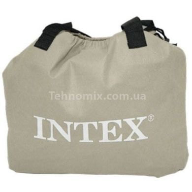 Матрас надувной с велюровым покрытием с подголовником 191*99*42см 64122 Intex