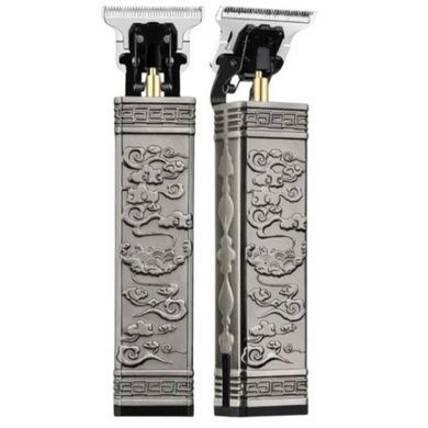 Машинка для стрижки волосся зі змінними насадками та аксесуарами Kemei Vintage KM-H7 Сіра