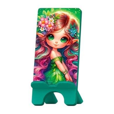 Подставка-держатель для телефона деревянная Vladi Toys VG3001-05 Разноцветная с принтом