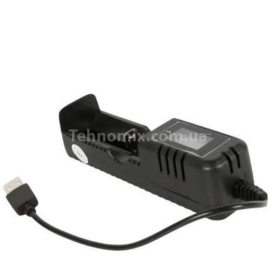 Зарядное устройство для аккумуляторов 1x18650/26650/16340/14500 с LCD дисплеем HD-8990B Черное