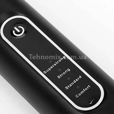 Скалер-щетка ультразвуковая портативная для зубов Electric Teeth Cleaner Черный