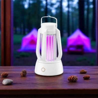 Ловушка-уничтожитель насекомых Mosquito Killer Lamp for Camping Белый