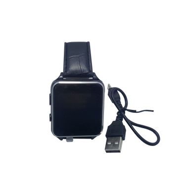 Умные часы Smart Watch X6 black c кожаным ремешком