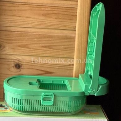 Овощерезка со сменными насадками Мультислайсер grater AND LY-1058 Салатовая