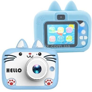 Дитячий фотоапарат X900 Cat Блакитний