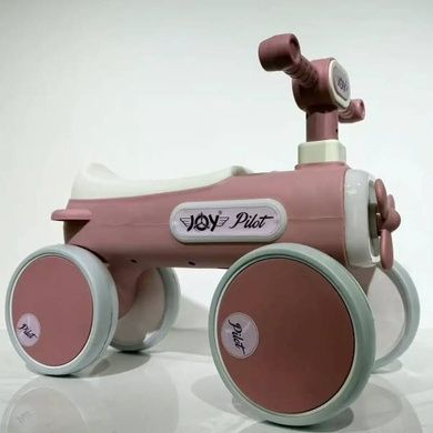 Велобег детский четырехколесный со световыми и звуковыми эффектами JOY YL-19226/08 Розовый