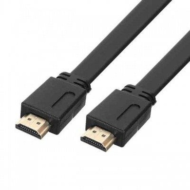 Кабель відео HDMI - HDMI 1.5 м плоский шнур