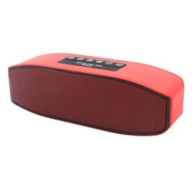Bluetooth-колонка аккумуляторная 6Вт, USB, microSD, AUX, 1200мАч S2026 Красная