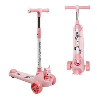 Самокат дитячий триколісний Skyper KR-819/04 Рожевий