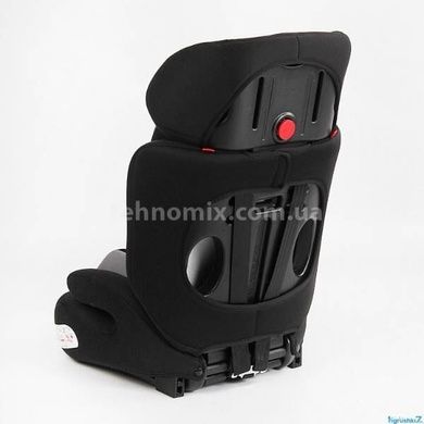 Автокрісло дитяче система ISOFIX вага дитини від 9-36 кг JOY RS-82365 Чорне із сірим