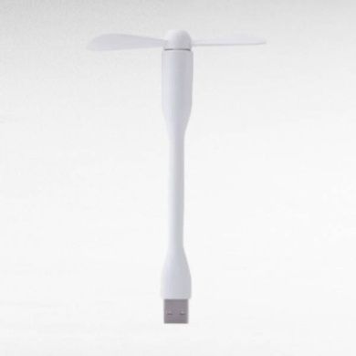Мини-вентилятор для ноутбука, повербанка и ПК в USB Белый