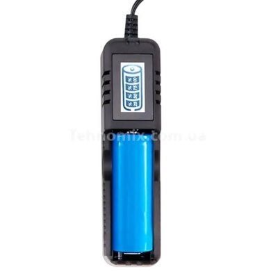Зарядное устройство для аккумуляторов 1x18650/26650/16340/14500 с LCD дисплеем HD-8990B Черное