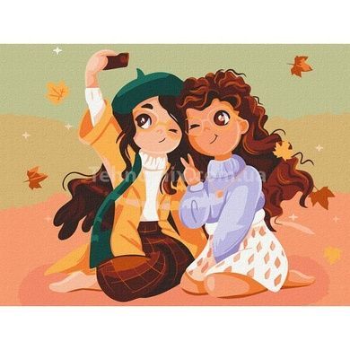 Картина за номерами Подружки &copy; Iryna Lukasheva/Miss Siff KBS0131