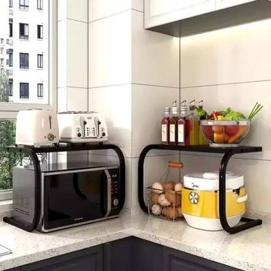 Полка кухонная над микроволновкой Microwave rack AND 979 Темное дерево