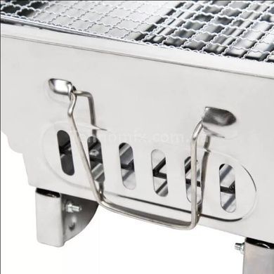 Мангал переносной с решеткой BBQ BARBECUE TRAY 883