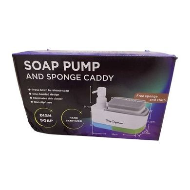 Дозатор для моющего и жидкого мыла Dish Soap Dispenser Белый
