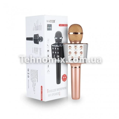 Караоке микрофон WSTER WS-1688 Розовый