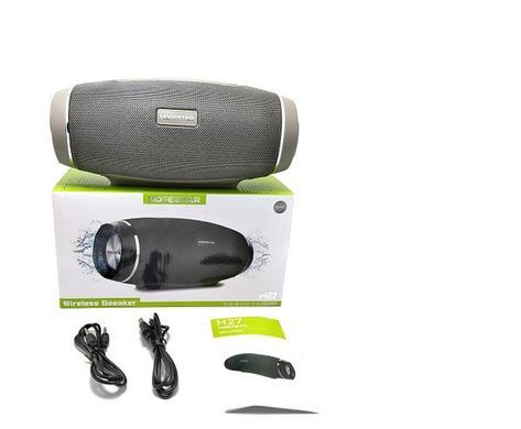 Портативна Bluetooth колонка Hopestar H27 з вологозахистом Сіра