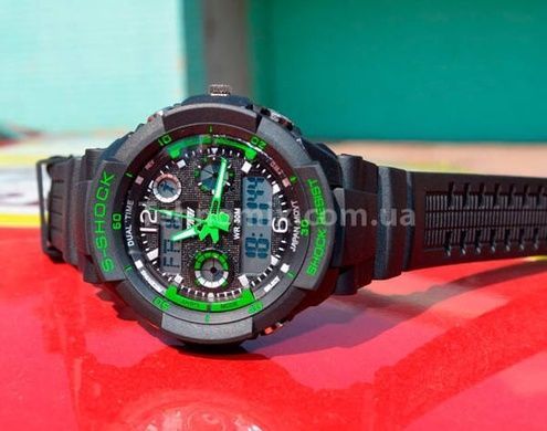 Годинник дитячий Skmei S-Shock Green 0931для дітей від 12 років