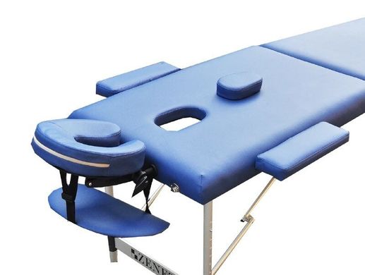 Масажний стіл складаний ZENET ZET-1044 NAVY BLUE розмір М (185*70*61)